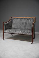 Mahogany & Satinwood Small Sofa (2 of 11) Mahogany & Satinwood Small Sofa (2 of 11)
