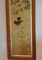 Pair of Oil Paintings of Finches in Blossom (9 of 12) Pair of Oil Paintings of Finches in Blossom (9 of 12)