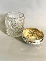 Fabulous Victorian Silver Topped Vanity Jar (5 of 7) Fabulous Victorian Silver Topped Vanity Jar (5 of 7)