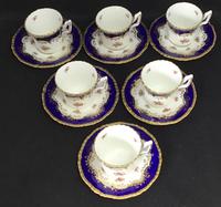 Beautiful Set of 6 Victorian Coalport Floral Decorated Coffee Cans & Saucers (3 of 7) Beautiful Set of 6 Victorian Coalport Floral Decorated Coffee Cans & Saucers (3 of 7)