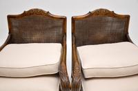 Pair of Antique Swedish Satin Birch Bergere Armchairs (11 of 12) Pair of Antique Swedish Satin Birch Bergere Armchairs (11 of 12)