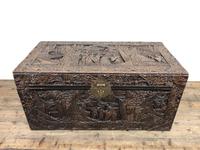 Carved Oriental Camphorwood Chest or Trunk (6 of 13) Carved Oriental Camphorwood Chest or Trunk (6 of 13)