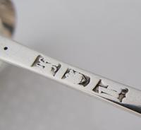Two similar Georgian Crested Silver Sifter Spoons John Lamb London 1771 (5 of 7) Two similar Georgian Crested Silver Sifter Spoons John Lamb London 1771 (5 of 7)