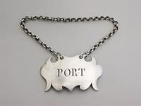 George II Silver Wine Label 'Port' (3 of 7) George II Silver Wine Label 'Port' (3 of 7)
