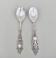Exquisite Cased Set of Sterling Silver Preserve Spoons by Mappin & Webb, Sheffield 1922 (4 of 7) Exquisite Cased Set of Sterling Silver Preserve Spoons by Mappin & Webb, Sheffield 1922 (4 of 7)