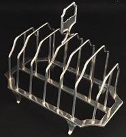 Victorian Silver Plated 7 Bar Toast Rack. (2 of 4) Victorian Silver Plated 7 Bar Toast Rack. (2 of 4)