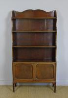 Antique Mahogany Waterfall Bookcase Cabinet (2 of 9) Antique Mahogany Waterfall Bookcase Cabinet (2 of 9)