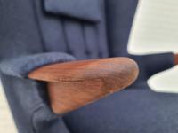 Danish design "Teddy bear" chair, 70s, wool, teak wood, reupholstered (14 of 16) Danish design "Teddy bear" chair, 70s, wool, teak wood, reupholstered (14 of 16)
