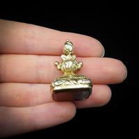 Antique Carnelian Agate Gold Cased Large Ornate Fob Seal Pendant (10 of 10) Antique Carnelian Agate Gold Cased Large Ornate Fob Seal Pendant (10 of 10)