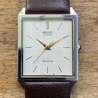 Vintage June 1985 SHA Seiko Dolce Tank Quartz 9521-5050 (1 of 18)