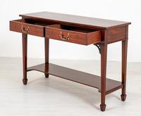 2 Drawer Mahogany Hall / Console Table (4 of 6) 2 Drawer Mahogany Hall / Console Table (4 of 6)