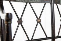 English 19th Century Regency Ebonised Cane Seat Sofa (7 of 8) English 19th Century Regency Ebonised Cane Seat Sofa (7 of 8)