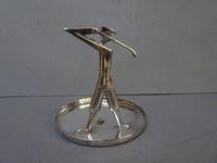 Hagenauer Silver Plate Art Deco Dish with Figure of a Golfer - Vienna, Austria (3 of 6) Hagenauer Silver Plate Art Deco Dish with Figure of a Golfer - Vienna, Austria (3 of 6)