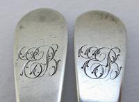 Pair of Antique George III Solid Sterling Silver Georgian Tea Spoons, Old English, Peter & Ann Bateman 1793 (6 of 7) Pair of Antique George III Solid Sterling Silver Georgian Tea Spoons, Old English, Peter & Ann Bateman 1793 (6 of 7)
