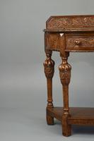Demi Lune Carved Oak Hall Table (5 of 5) Demi Lune Carved Oak Hall Table (5 of 5)