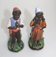 A Pair Majolica Pottery Blackamoor Figural Strikers Bernard Bloch 19th Century (4 of 9) A Pair Majolica Pottery Blackamoor Figural Strikers Bernard Bloch 19th Century (4 of 9)