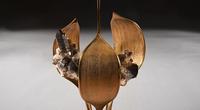 Impressive 1970 Gilt Bronze and Quartz Lamp by Willy Daro (10 of 10) Impressive 1970 Gilt Bronze and Quartz Lamp by Willy Daro (10 of 10)