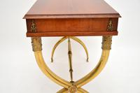 Antique Neoclassical Walnut & Brass Writing / Side Table (13 of 16) Antique Neoclassical Walnut & Brass Writing / Side Table (13 of 16)