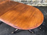 Antique Mahogany Twin Pillar Extending Dining Table (11 of 11) Antique Mahogany Twin Pillar Extending Dining Table (11 of 11)