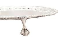 Antique Edwardian Sterling Silver 12" Salver / Tray - 1907 Mappin & Webb (7 of 10) Antique Edwardian Sterling Silver 12" Salver / Tray - 1907 Mappin & Webb (7 of 10)