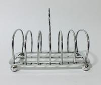 Large Antique Six Division Solid Silver Toast Rack (2 of 10) Large Antique Six Division Solid Silver Toast Rack (2 of 10)