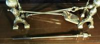 Quality Brass Andirons & Companion Set (9 of 17) Quality Brass Andirons & Companion Set (9 of 17)