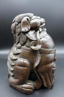 Very Well Carved Early 20th Century Temple Dog (3 of 5) Very Well Carved Early 20th Century Temple Dog (3 of 5)