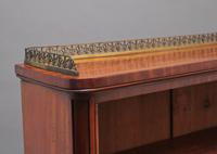 Early 19th Century Mahogany Open Bookcase with Brass Gallery (8 of 8) Early 19th Century Mahogany Open Bookcase with Brass Gallery (8 of 8)