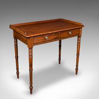 Antique Scholar's Desk, English, Writing Table, Side, Study - Regency c.1820