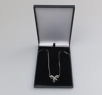 A Pretty Vintage Jewelry 9 ct White Gold & Diamond & Garnet Pendant and Chain (4 of 6) A Pretty Vintage Jewelry 9 ct White Gold & Diamond & Garnet Pendant and Chain (4 of 6)