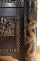 Chinese relief carved camphorwood coffer with an ebonised finish (13 of 23) Chinese relief carved camphorwood coffer with an ebonised finish (13 of 23)