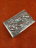 Antique Sterling Silver Heavy Hallmarked Matchbox Case , 1890 Samuel Walton Smith (6 of 12) Antique Sterling Silver Heavy Hallmarked Matchbox Case , 1890 Samuel Walton Smith (6 of 12)