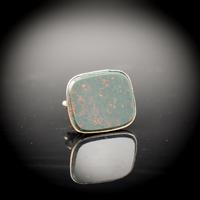 Vintage Bloodstone Agate 9ct 9K Gold Fob Seal Pendant Charm (5 of 8) Vintage Bloodstone Agate 9ct 9K Gold Fob Seal Pendant Charm (5 of 8)