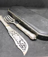 19 Century French Silver Fish Serving Cutlery (3 of 8) 19 Century French Silver Fish Serving Cutlery (3 of 8)