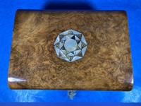 Victorian Walnut Jewellery Box with Inlay (14 of 15) Victorian Walnut Jewellery Box with Inlay (14 of 15)