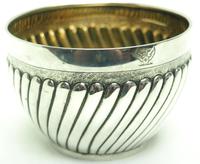 Antique Solid Silver Plant Pot or Bowl with Gilt Lining c.1882 (7 of 7) Antique Solid Silver Plant Pot or Bowl with Gilt Lining c.1882 (7 of 7)