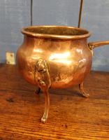 Antique Copper Posnet. Brandy Warmer Saucepan (6 of 10) Antique Copper Posnet. Brandy Warmer Saucepan (6 of 10)