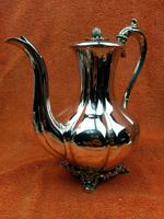 Antique Pumpkin Shaped Silver Plated Coffee Water Tea Pot c.1830 (5 of 13) Antique Pumpkin Shaped Silver Plated Coffee Water Tea Pot c.1830 (5 of 13)