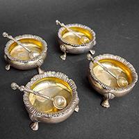 Set of Four Victorian Silver Salts (4 of 5) Set of Four Victorian Silver Salts (4 of 5)