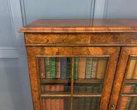 Burr Walnut 2 Door Glazed Bookcase (10 of 15) Burr Walnut 2 Door Glazed Bookcase (10 of 15)