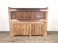 Pitch Pine and Oak Settle Bench with Drawers (M-1475) (11 of 11) Pitch Pine and Oak Settle Bench with Drawers (M-1475) (11 of 11)