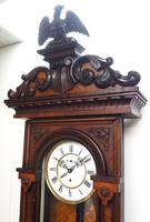 Wow! Antique German Single Weight Walnut 8-Day Vienna Regulator Wall Clock (10 of 11) Wow! Antique German Single Weight Walnut 8-Day Vienna Regulator Wall Clock (10 of 11)