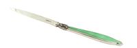 Antique Victorian Sterling Silver & Green Enamel Letter Knife 1899 (3 of 8) Antique Victorian Sterling Silver & Green Enamel Letter Knife 1899 (3 of 8)