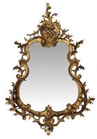 Rare Pair of 19th Century Pier Giltwood Mirrors in the Rococo Manner (2 of 4) Rare Pair of 19th Century Pier Giltwood Mirrors in the Rococo Manner (2 of 4)