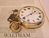 Waltham Pocket Watch 14ct Gold Filled 1908 Royal 17 Jewels USA Fwo (1 of 18)