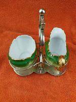Antique Bone China Milk Jug & Sugar Bowl in Silver Pate Carry Stand C1890 (11 of 12) Antique Bone China Milk Jug & Sugar Bowl in Silver Pate Carry Stand C1890 (11 of 12)