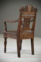 Anglo Indian Carved Padouk Chair (9 of 12) Anglo Indian Carved Padouk Chair (9 of 12)
