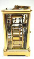 Large Classic Antique French 8-day Gong Striking Repeating Carriage Clock c.1880 (5 of 10) Large Classic Antique French 8-day Gong Striking Repeating Carriage Clock c.1880 (5 of 10)