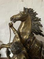 Fine Pair of Gilt-bronze Models of Marley Horses (8 of 12) Fine Pair of Gilt-bronze Models of Marley Horses (8 of 12)
