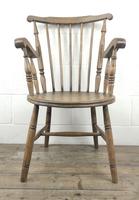 Early 20th Century Antique Beech Penny Seat Armchair (9 of 10) Early 20th Century Antique Beech Penny Seat Armchair (9 of 10)